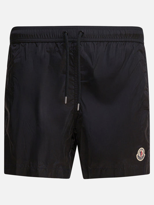 Swim shorts Logo  Black - Moncler Men | PLP | VIETTI Online Store 
