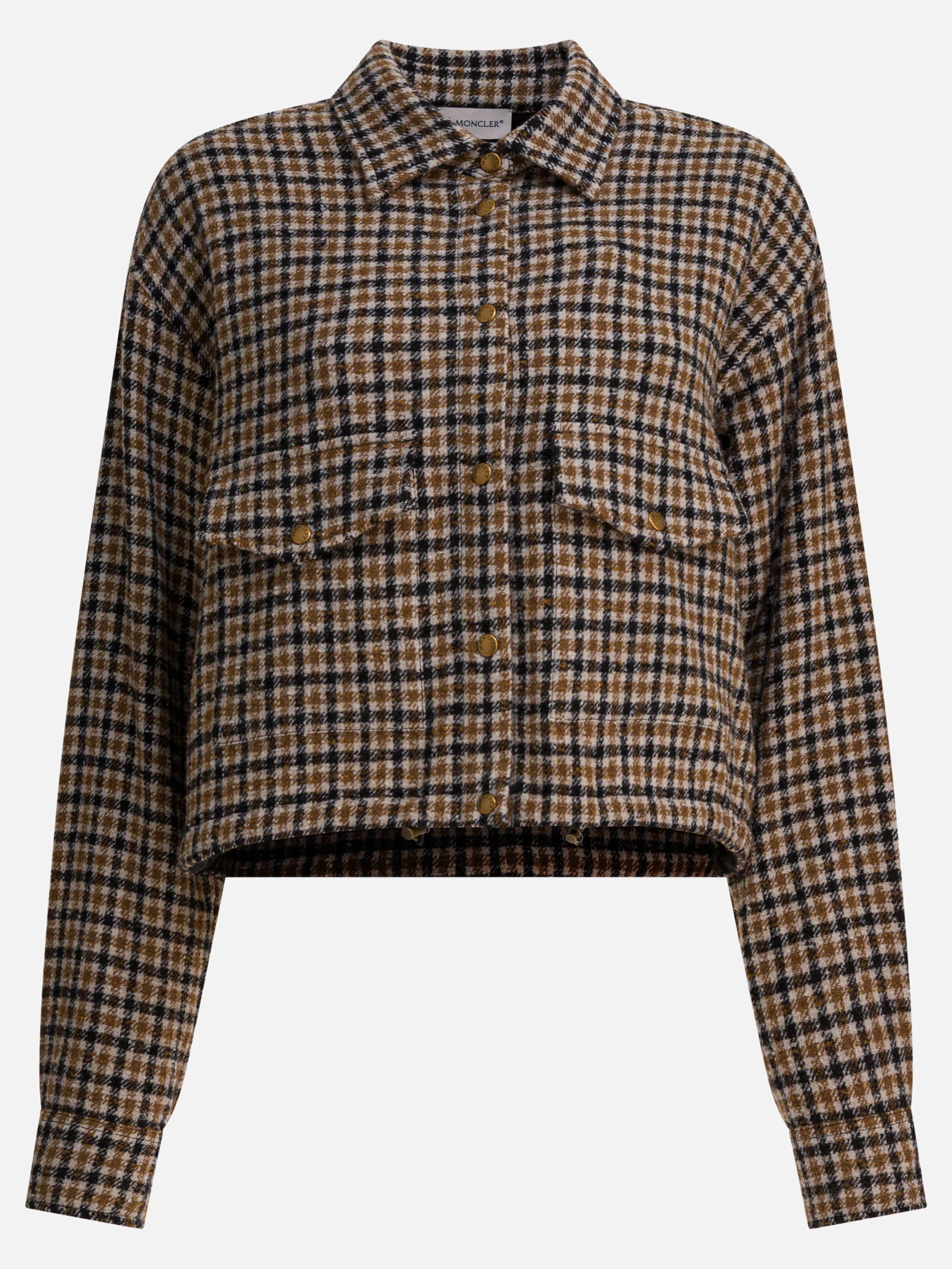 Casual shirts Check  Brown - Moncler Women | PDP | VIETTI Online Store | thumbnail