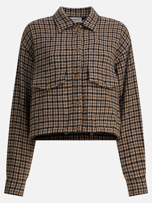 Casual shirts Check  Brown - Moncler Women | PLP | VIETTI Online Store 
