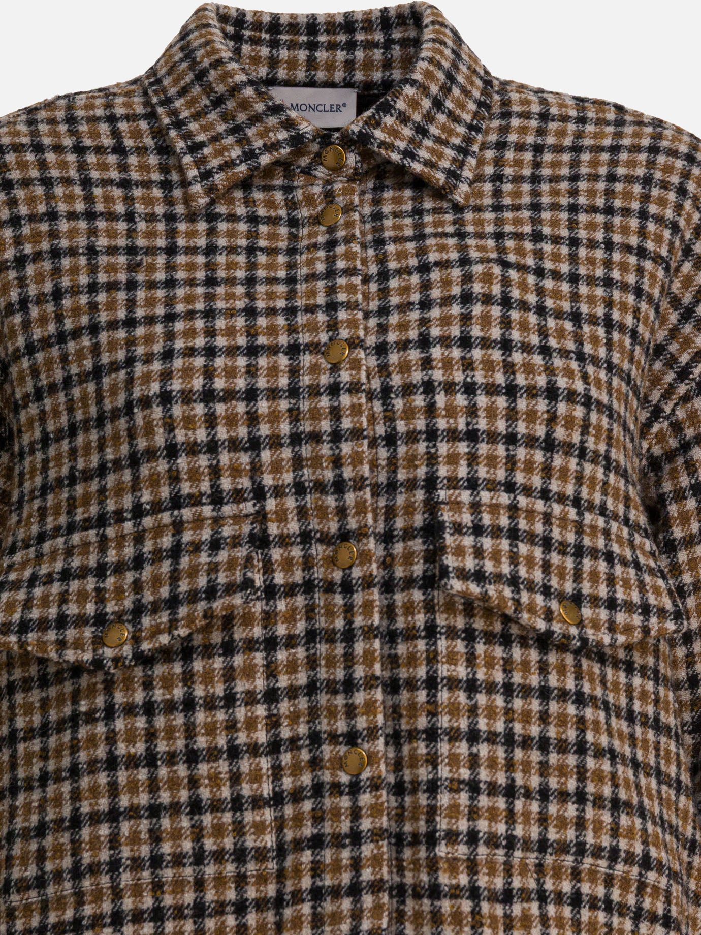 Casual shirts Check  Brown - Moncler Women | PDP | VIETTI Online Store | Zoom-Modal_3
