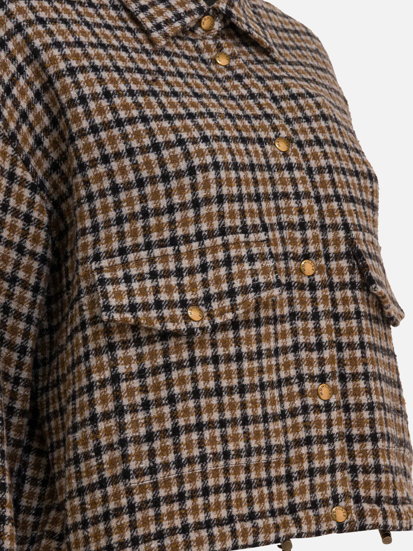 Casual shirts Check  Brown - Moncler Women | PDP | VIETTI Online Store | thumbnail_4