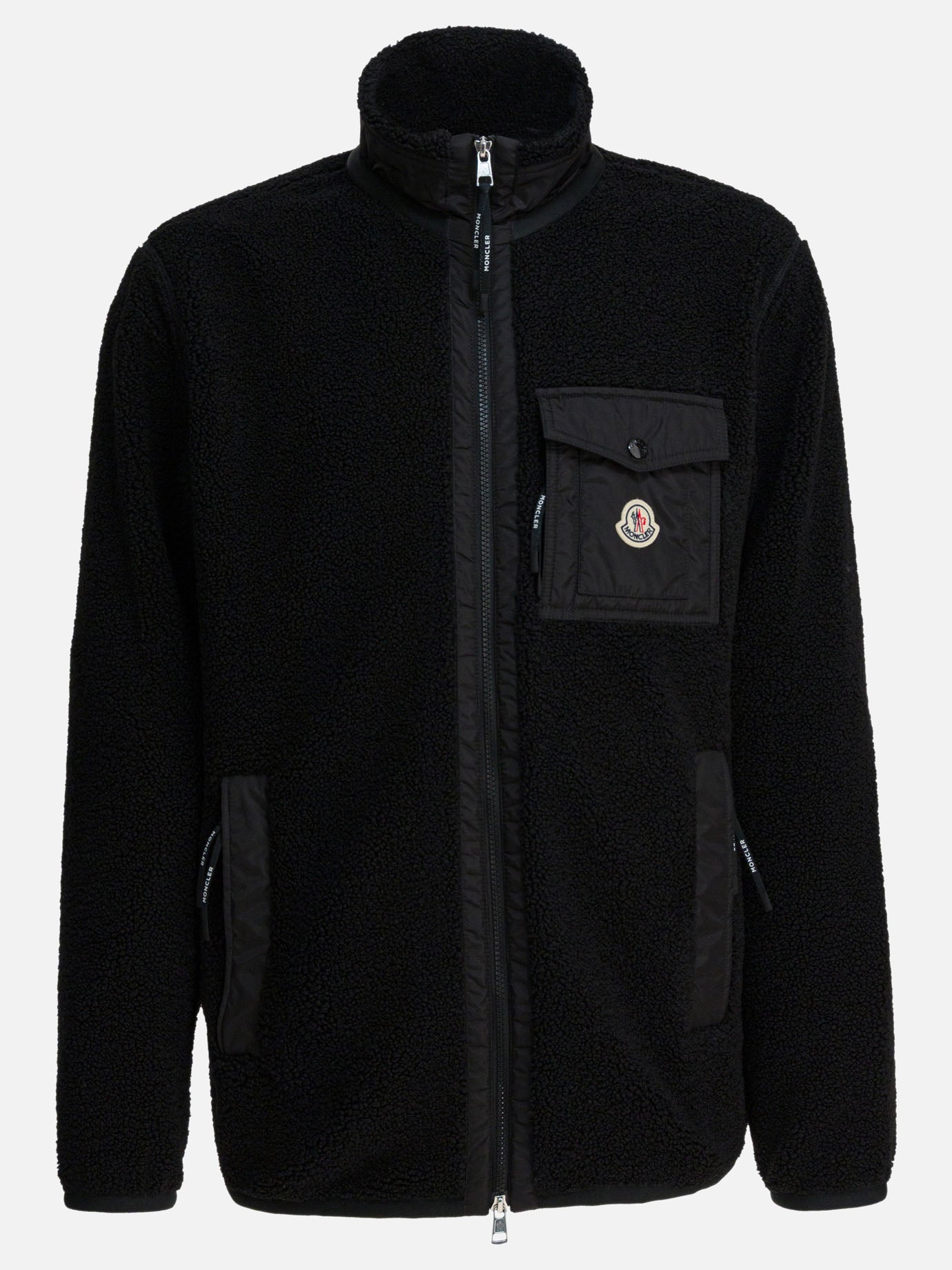 Fleece jackets Logo  Black - Moncler Men | PDP | VIETTI Online Store | Zoom-Modal
