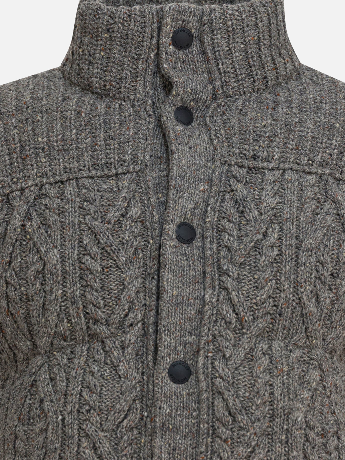 Down jackets Tweed  Grey - Moncler Grenoble Men | PDP | VIETTI Online Store | thumbnail_3