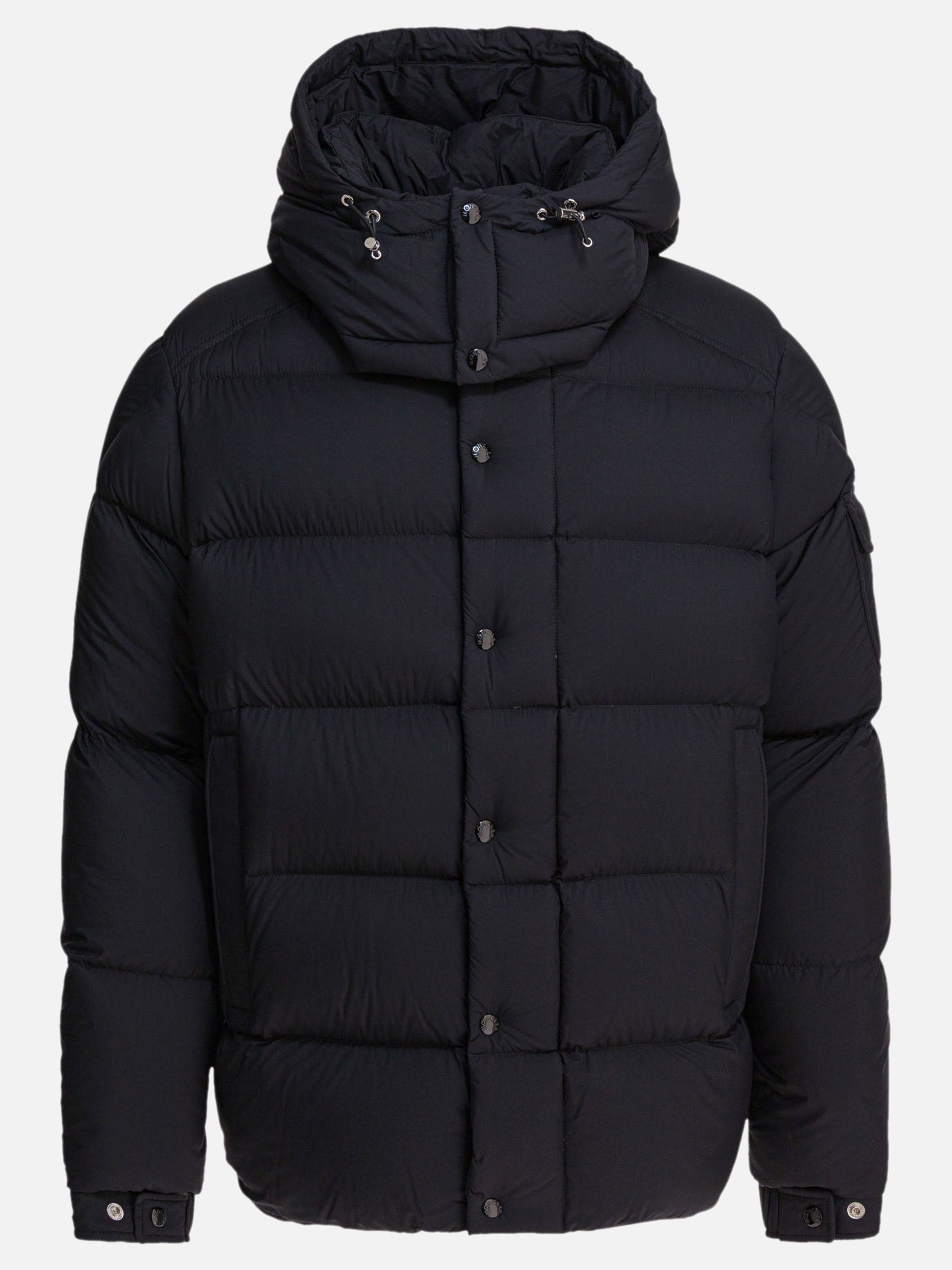 Down jackets Solid colour  Black - Moncler Men | PDP | VIETTI Online Store | thumbnail