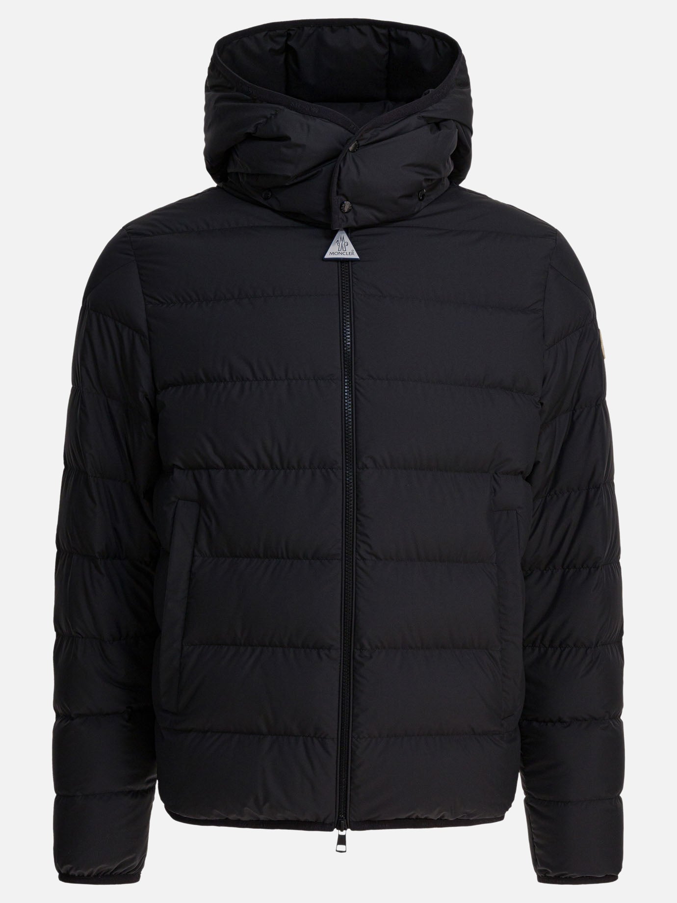 Down jackets Solid colour  Black - Moncler Men | PDP | VIETTI Online Store | thumbnail