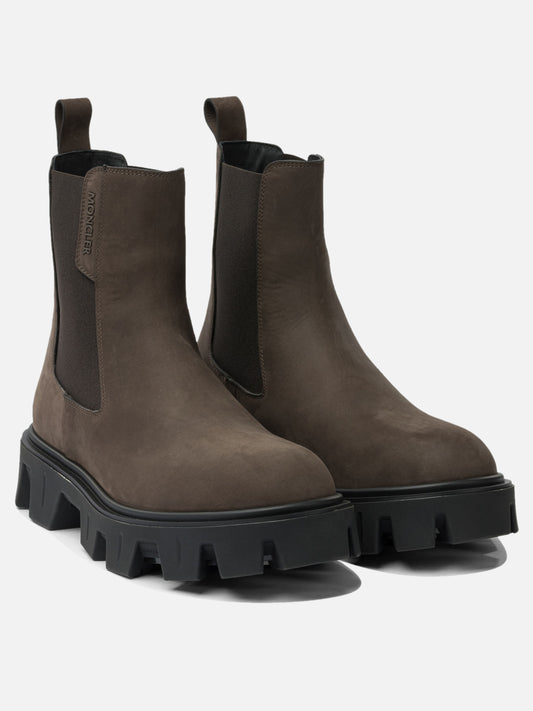 Chelsea boots 100% real leather - 100% polyamide  Brown - Moncler Men | PLP | VIETTI Online Store | 2
