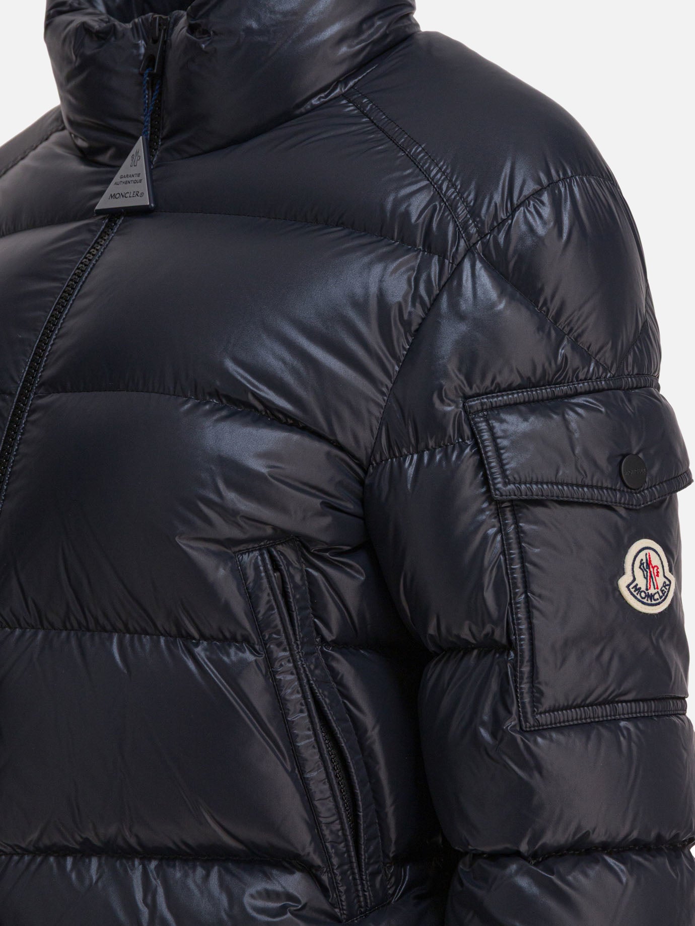 Down jackets Solid colour  Black - Moncler Women | PDP | VIETTI Online Store | thumbnail_4