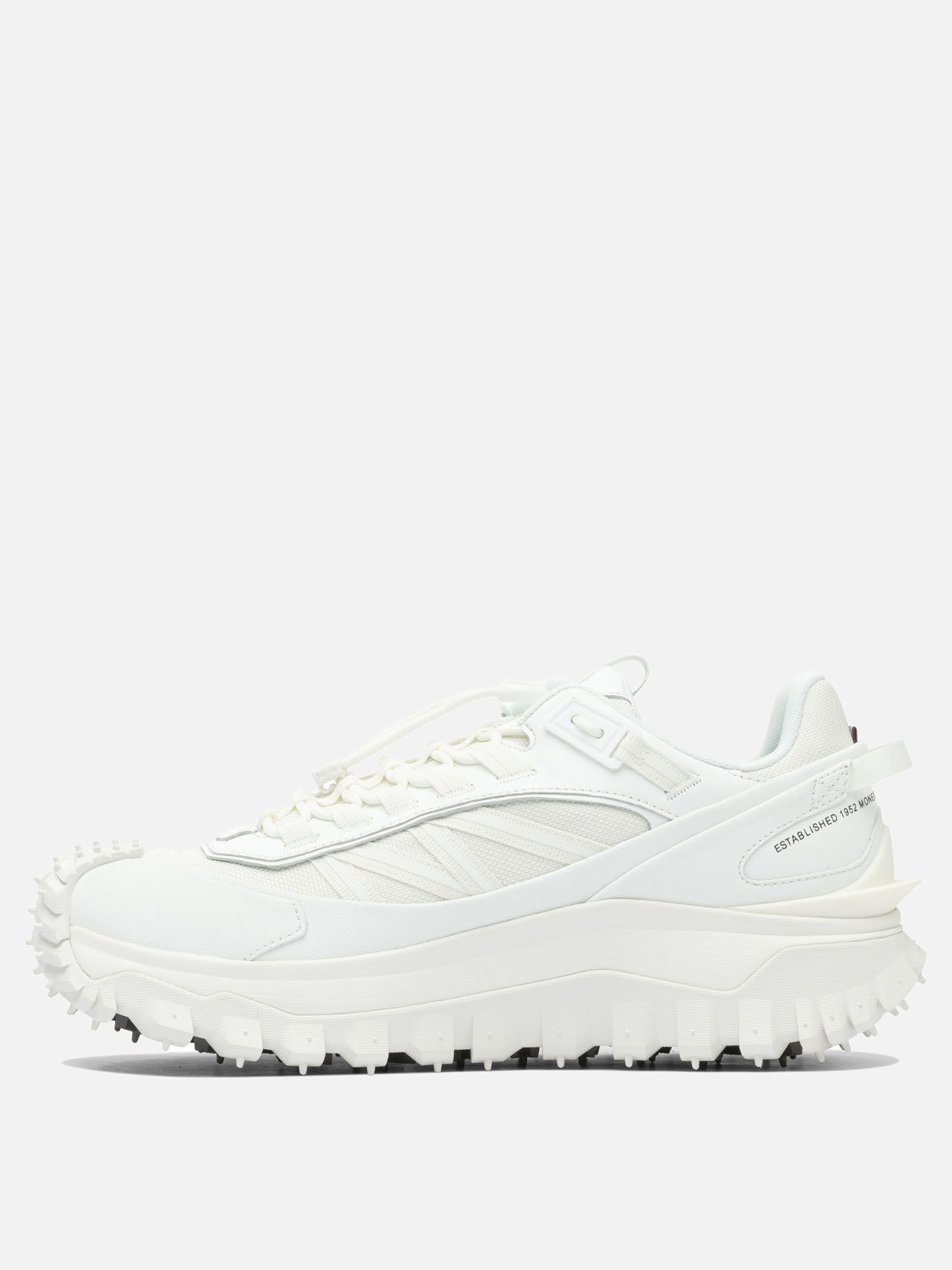 Low top sneakers 60% nylon 40% leather - 100% rubber  White - Moncler Women | PDP | VIETTI Online Store | Zoom-Modal_3
