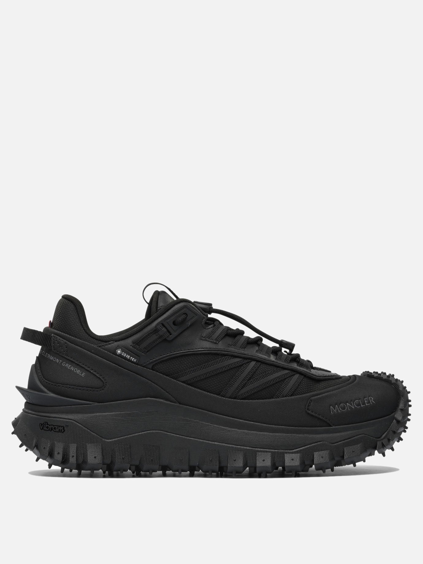 Low top sneakers 60% nylon 40% leather - 100% rubber  Black - Moncler Women | PDP | VIETTI Online Store | Zoom-Modal
