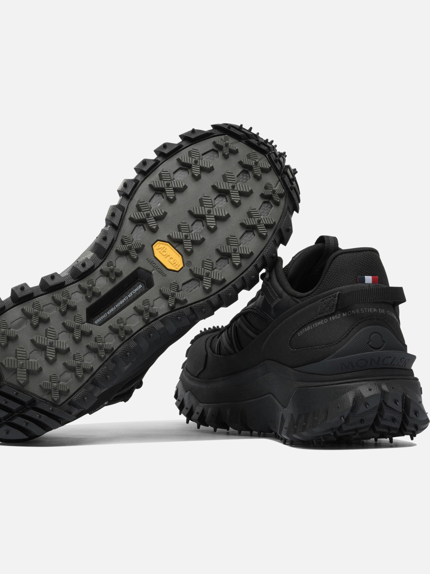 Low top sneakers 60% nylon 40% leather - 100% rubber  Black - Moncler Women | PDP | VIETTI Online Store | Zoom-Modal_5
