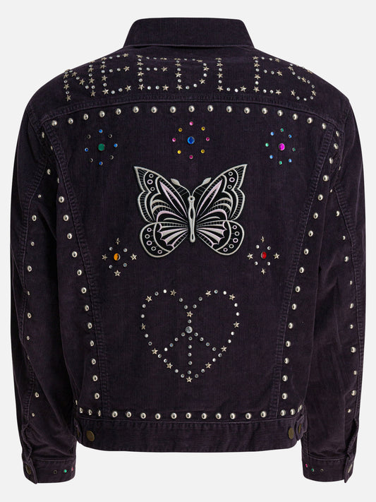 Quilted & Utility Jackets Solid colour  Purple - Needles Men | PLP | VIETTI Online Store | 2
