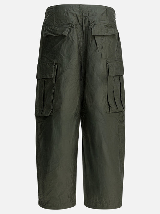Cargo & parachute trousers Solid colour  Green - Needles Men | PLP | VIETTI Online Store | 2
