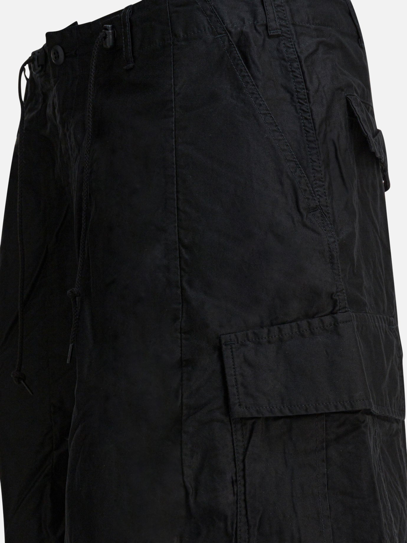 Cargo & parachute trousers Solid colour  Black - Needles Men | PDP | VIETTI Online Store | thumbnail_4