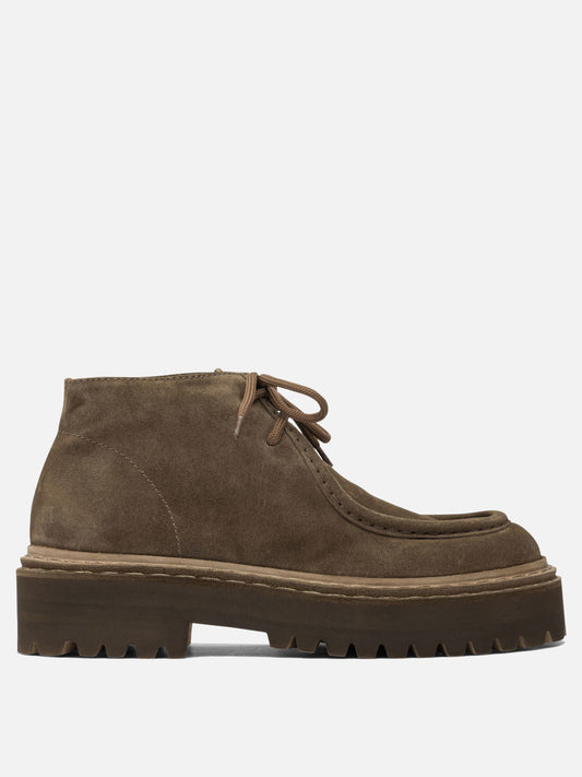Laced loafers 100% suede - 100% rubber  Beige - Officine Creative Women | PDP | VIETTI Online Store 
