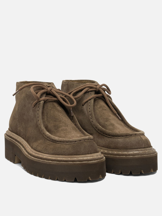Laced loafers 100% suede - 100% rubber  Beige - Officine Creative Women | PDP | VIETTI Online Store | 2
