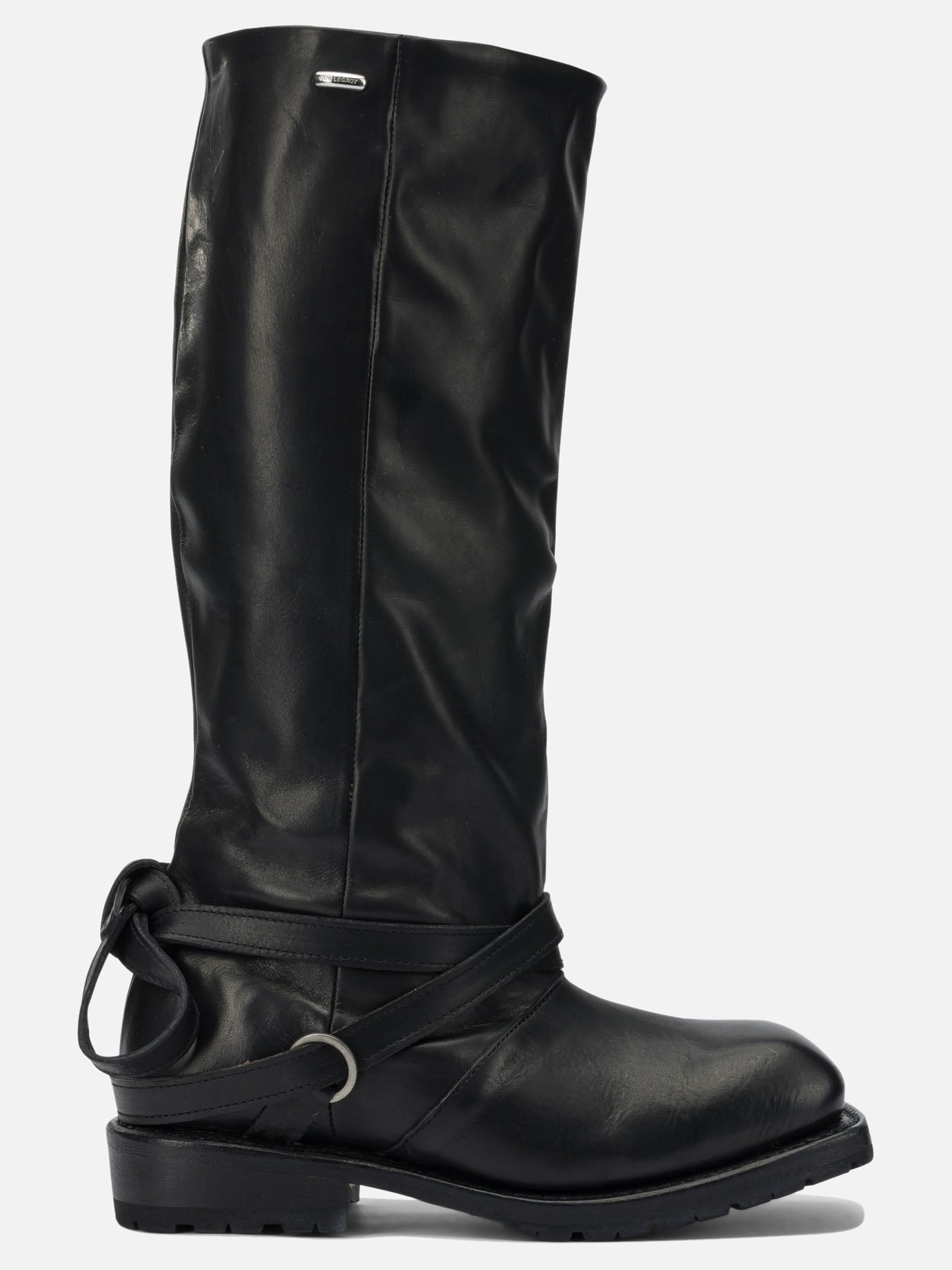 Knee-high 100% cow leather - 100% rubber  Black - Our Legacy Women | PDP | VIETTI Online Store | Zoom-Modal
