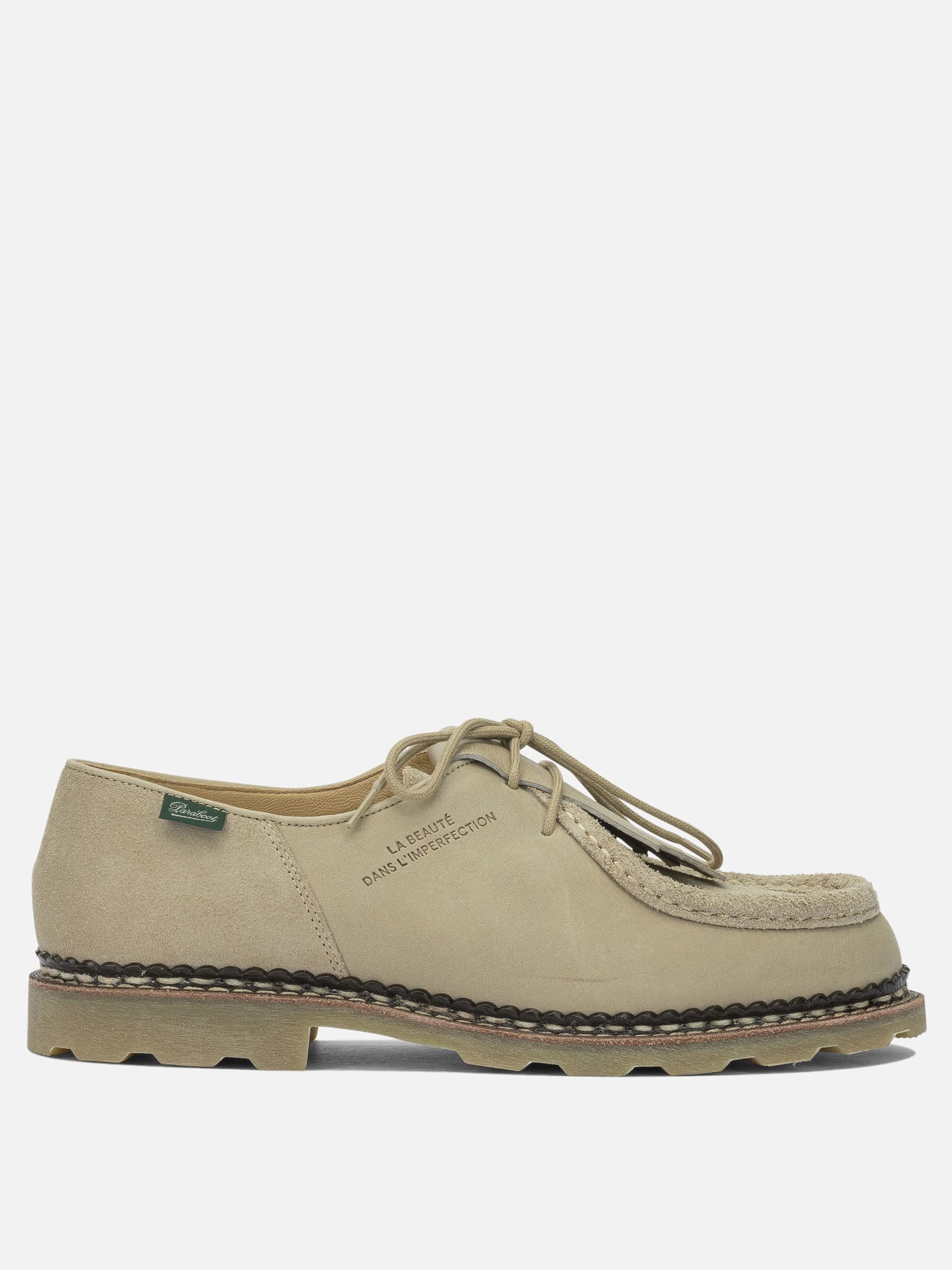 Derby 100% leather - 100% rubber  Beige - Paraboot Men | PDP | VIETTI Online Store | thumbnail