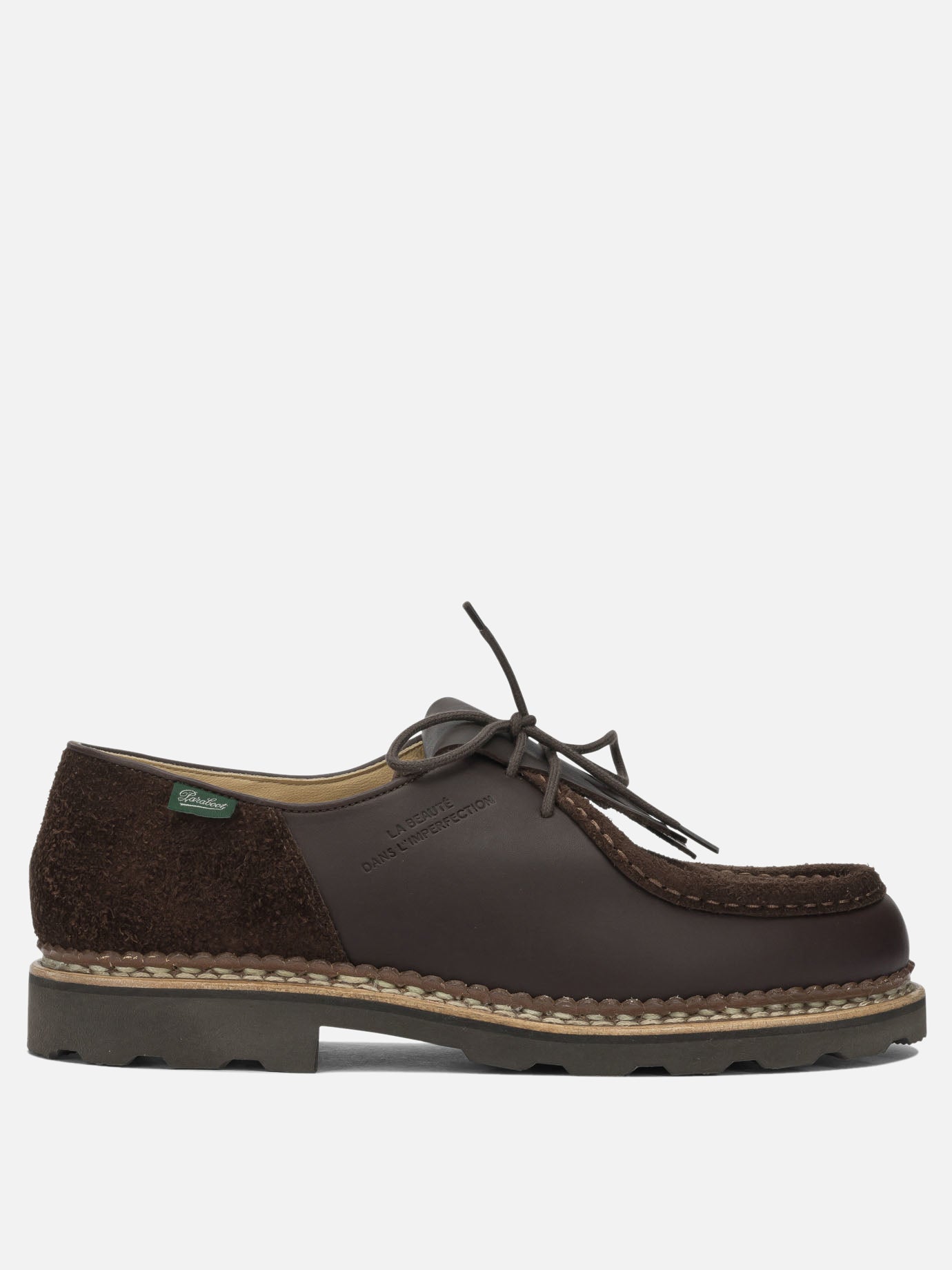 Derby 100% leather - 100% rubber  Brown - Paraboot Men | PDP | VIETTI Online Store | Zoom-Modal

