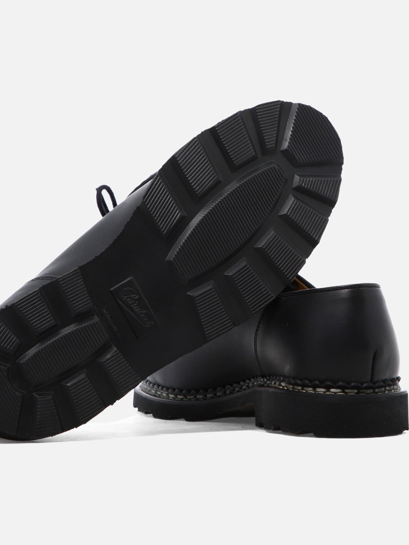 Laced loafers 100% leather - 100% rubber  Black - Paraboot Men | PDP | VIETTI Online Store | thumbnail_5