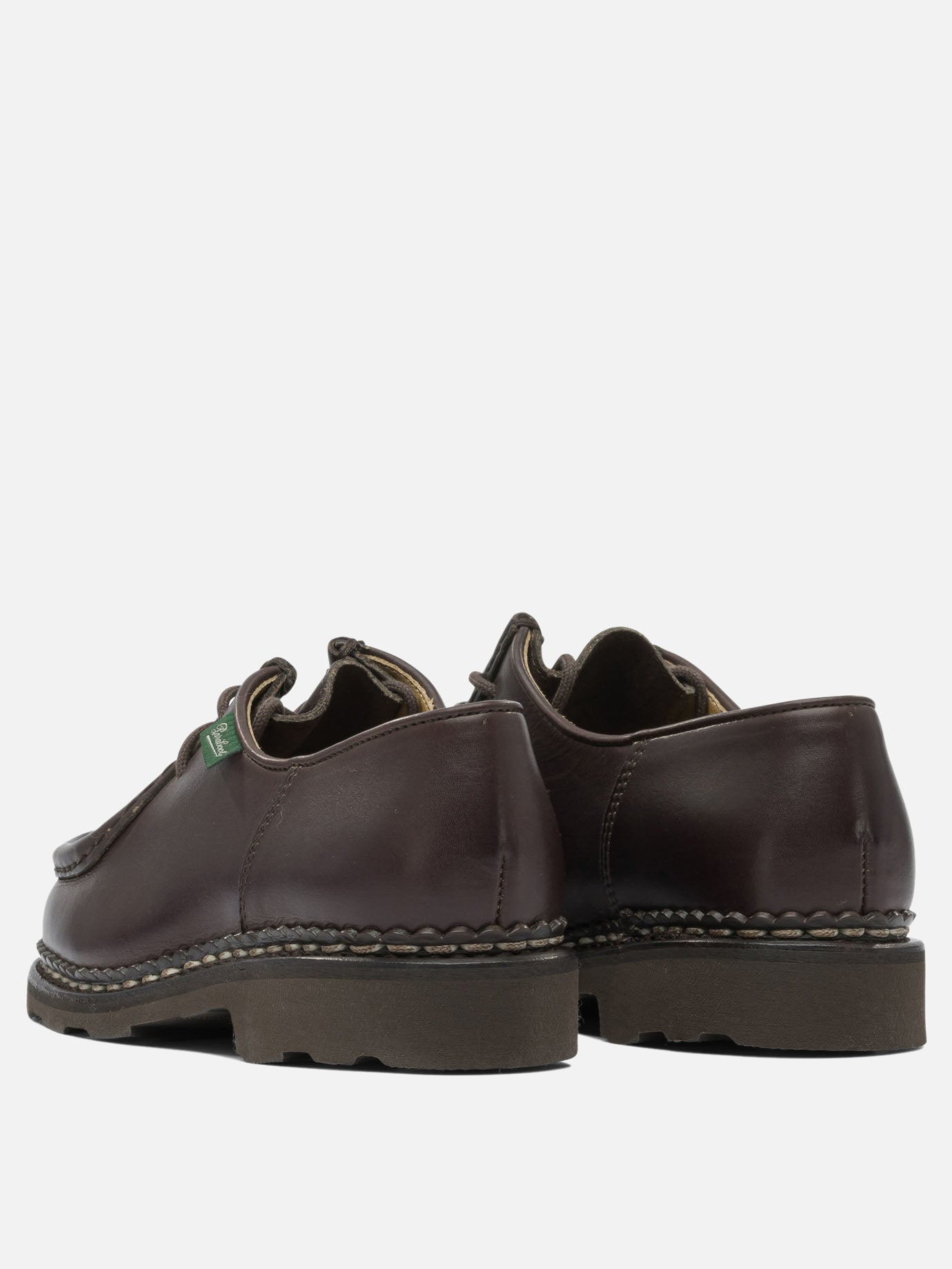 Laced loafers 100% leather - 100% rubber  Brown - Paraboot Men | PDP | VIETTI Online Store | thumbnail_4