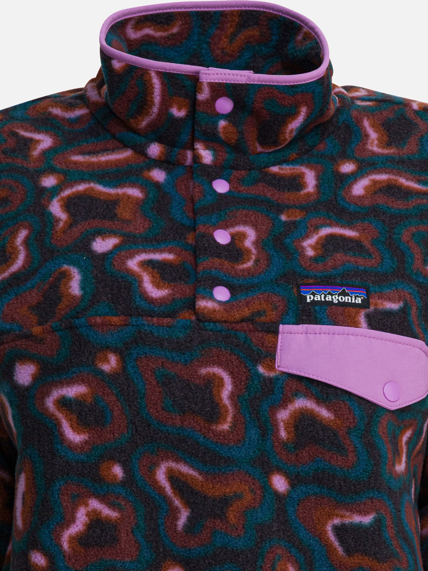 Leather jackets Logo  Purple - Patagonia Women | PDP | VIETTI Online Store | Zoom-Modal_3
