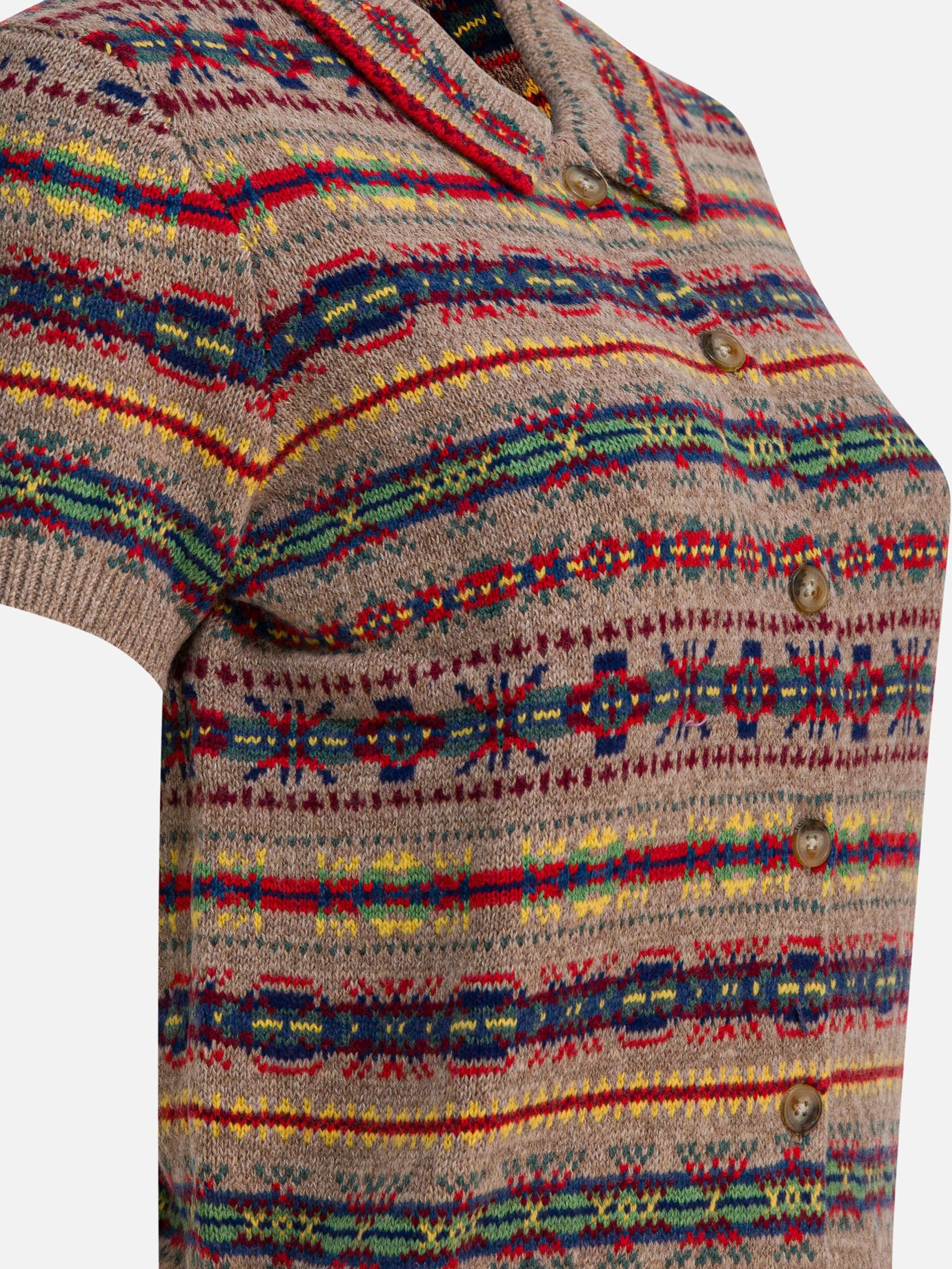 Cardigans Print  Beige - Polo Ralph Lauren Women | PDP | VIETTI Online Store | Zoom-Modal_4
