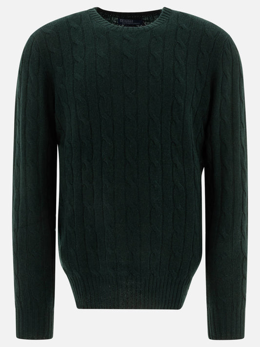 Crewneck sweaters Solid colour  Green - Polo Ralph Lauren Men | PDP | VIETTI Online Store 
