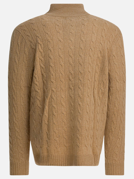 Half zip sweaters Logo  Beige - Polo Ralph Lauren Men | PLP | VIETTI Online Store | 2
