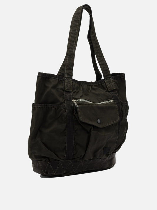 Medium bags 50% nylon 50% cotton  Green - Porter-Yoshida & Co Men | PDP | VIETTI Online Store | 2
