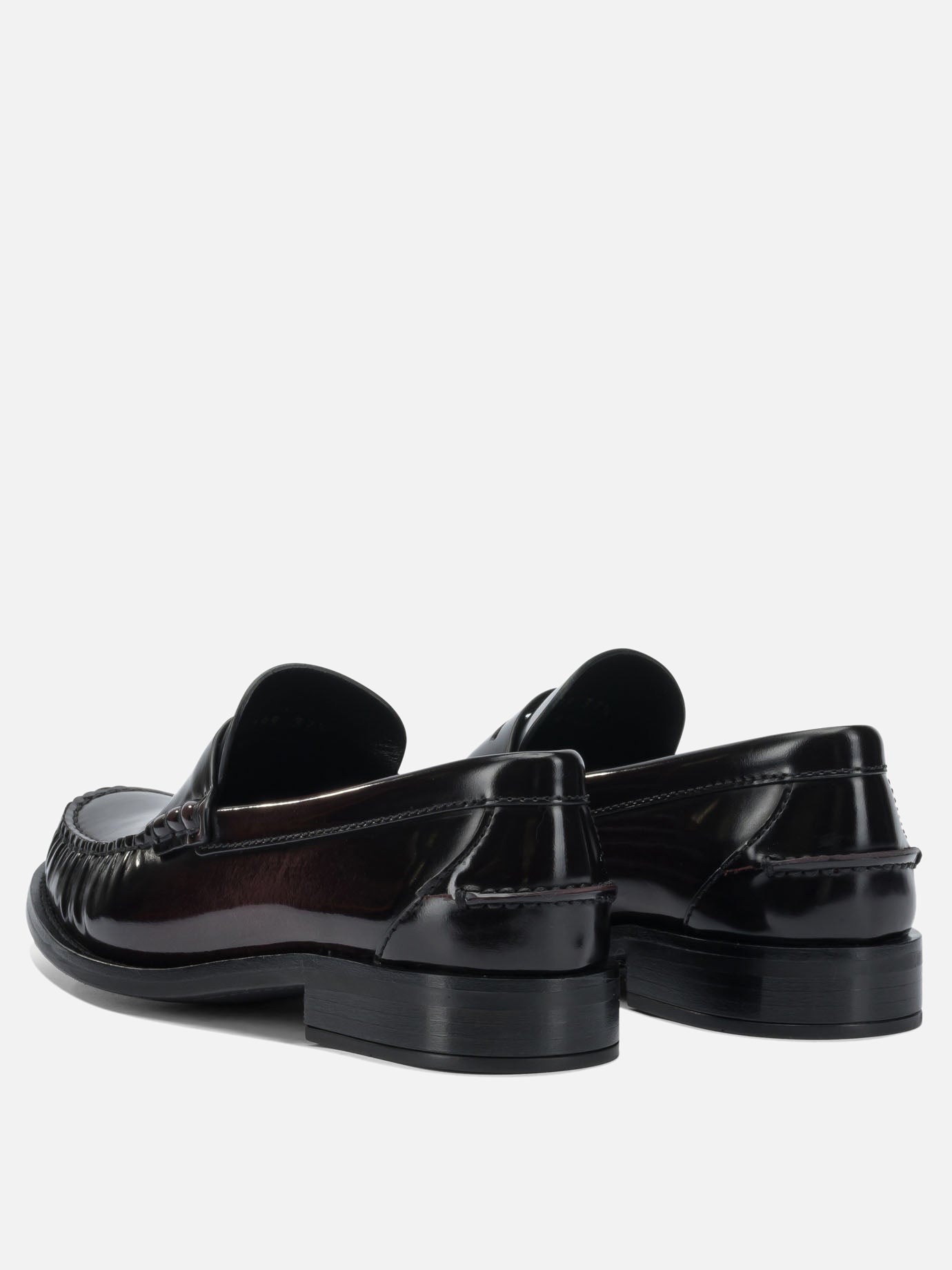 Loafers 100% calf leather - 100% rubber  Brown - Prada Women | PDP | VIETTI Online Store | thumbnail_4