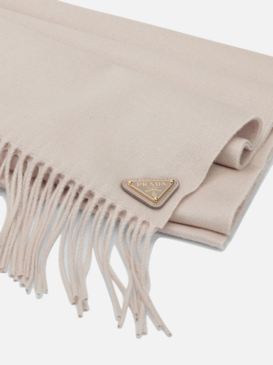 Fringed scarves 1FS065  Pink - Prada Women | PDP | VIETTI Online Store | 2
