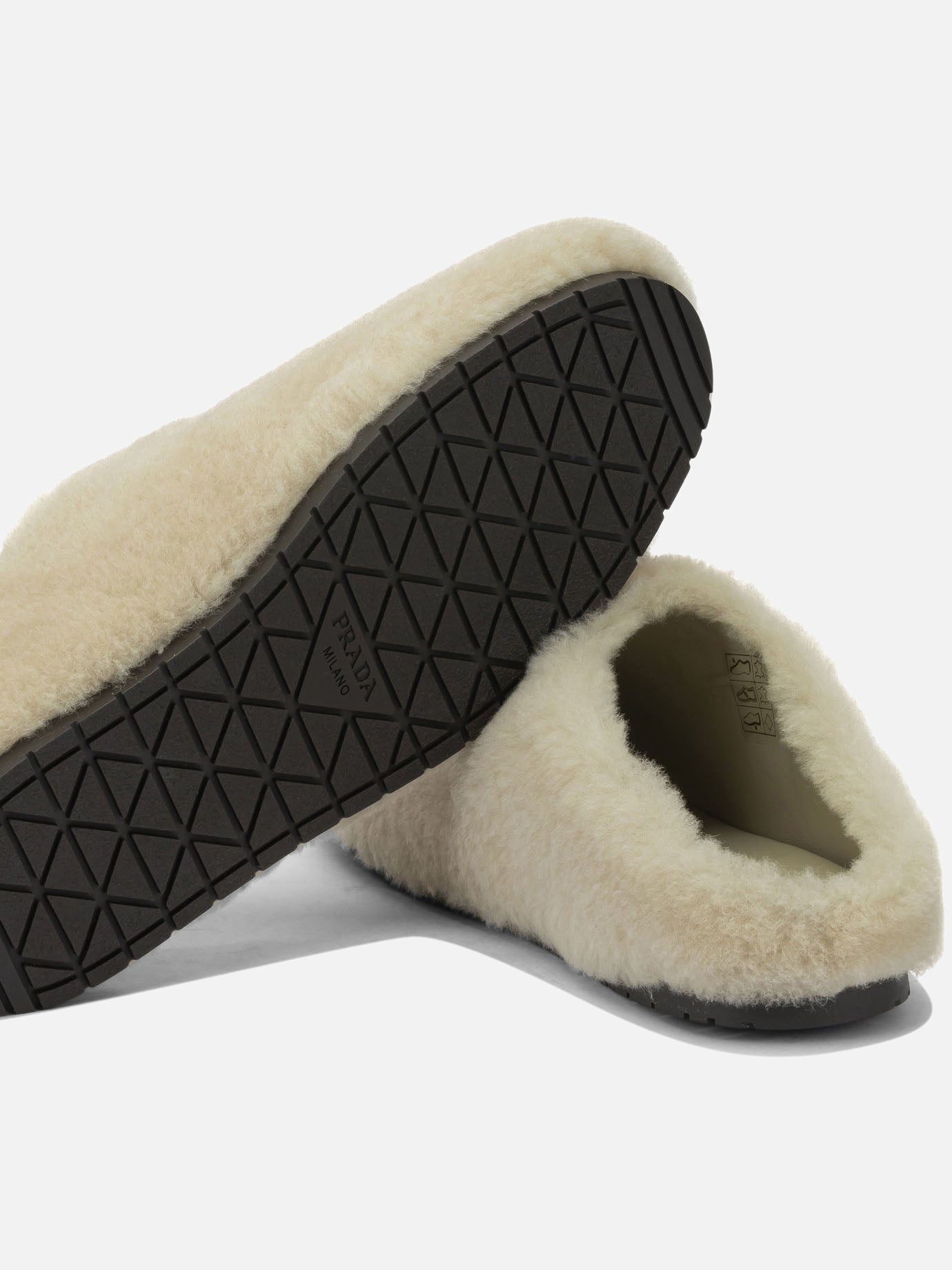 Slippers 100% lamb skin - 100% rubber  Beige - Prada Women | PDP | VIETTI Online Store | thumbnail_5