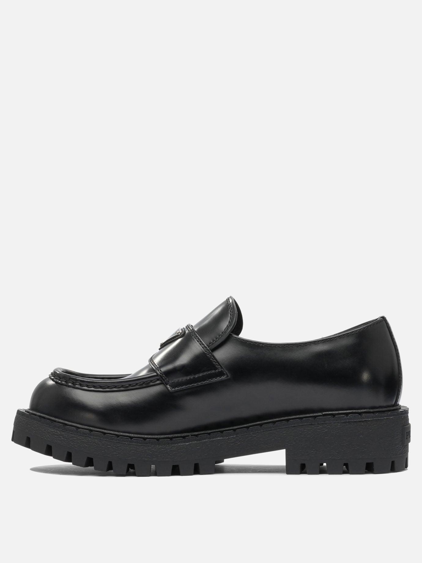 Loafers 100% calf leather - 100% rubber  Black - Prada Men | PDP | VIETTI Online Store | thumbnail_3