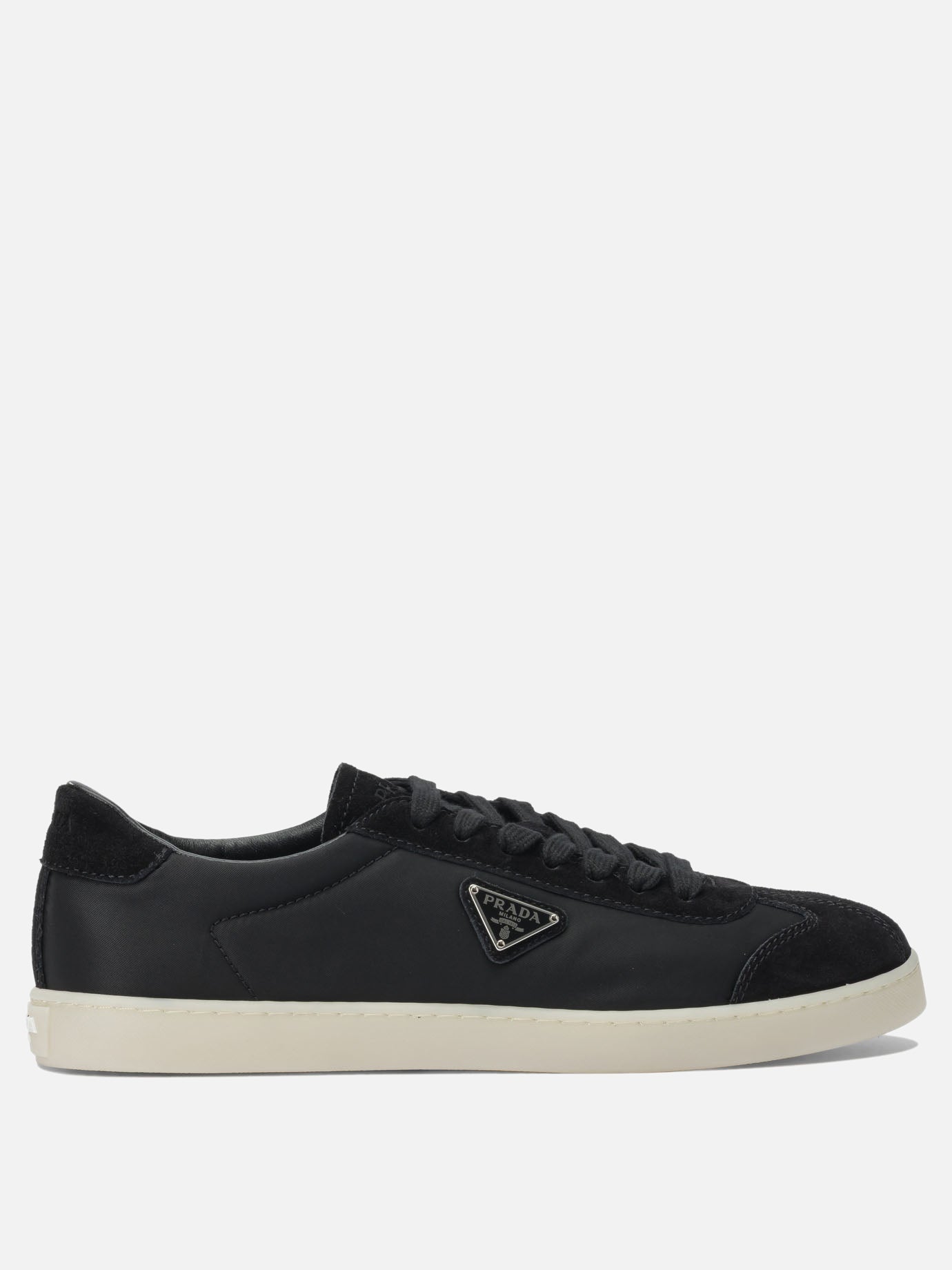 Low top sneakers 100% leather - 100% eva  Black - Prada Men | PDP | VIETTI Online Store | Zoom-Modal
