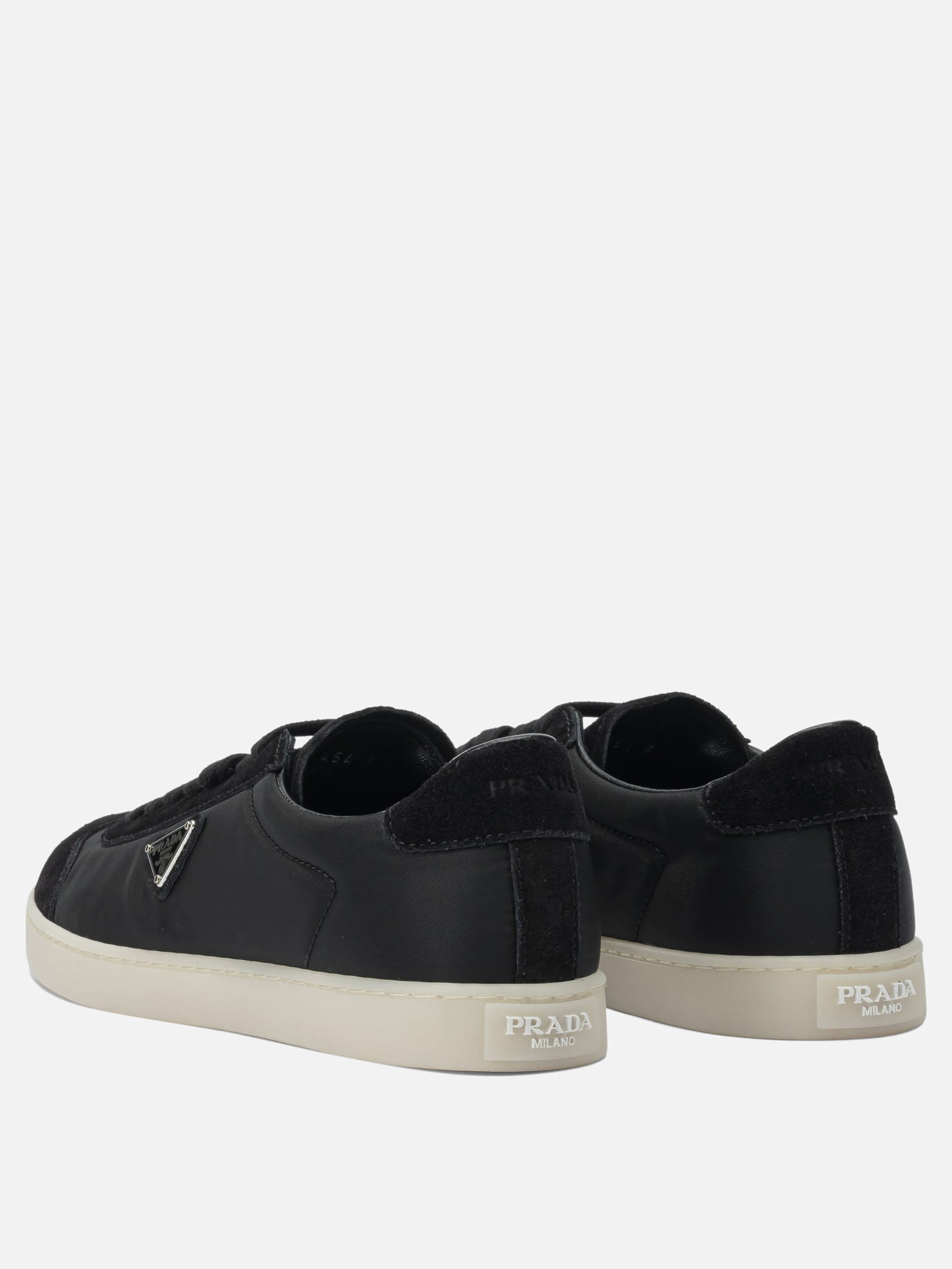Low top sneakers 100% leather - 100% eva  Black - Prada Men | PDP | VIETTI Online Store | thumbnail_4