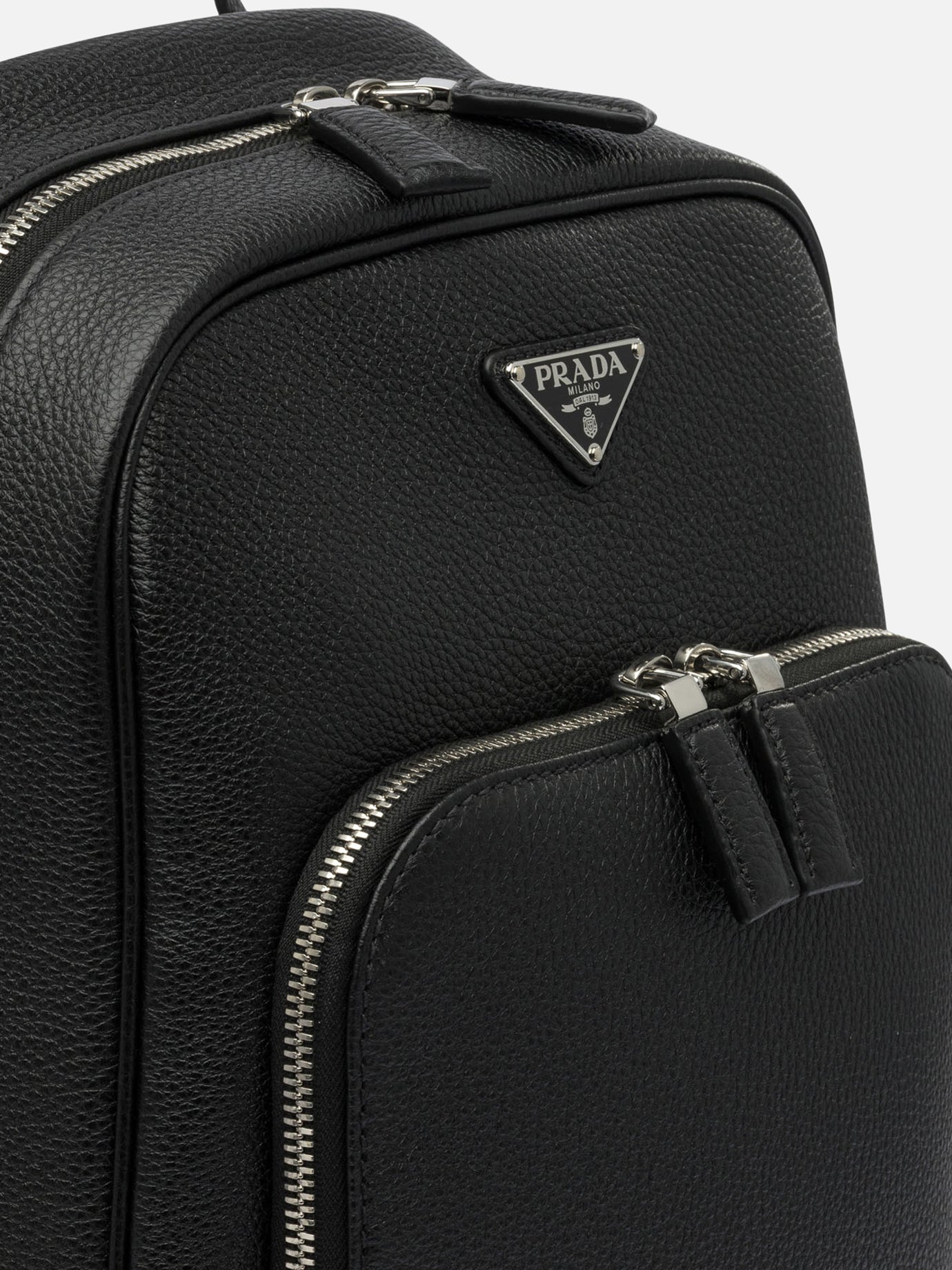 Classic backpacks 100% calf leather  Black - Prada Men | PDP | VIETTI Online Store | thumbnail_4