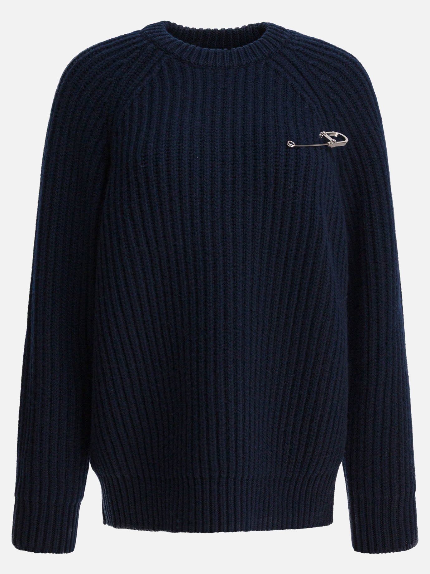 Crewneck sweaters Solid colour  Blue - Prada Women | PDP | VIETTI Online Store | thumbnail