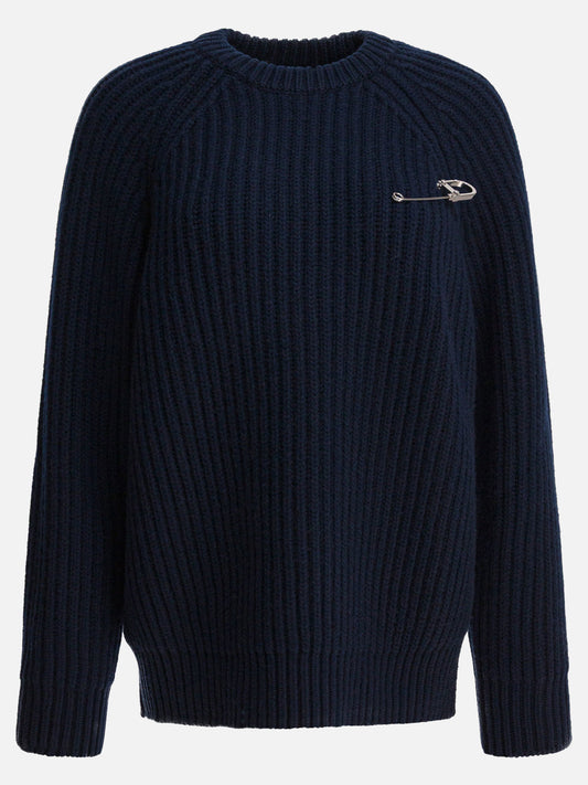 Crewneck sweaters Solid colour  Blue - Prada Women | PDP | VIETTI Online Store 
