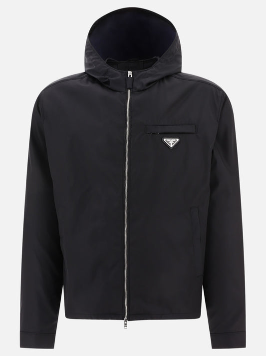 Windbreakers Logo  Black - Prada Men | PLP | VIETTI Online Store 
