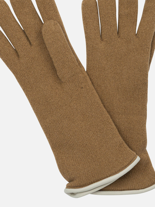 Casual gloves 100% cashmere  Brown - Restelli Women | PLP | VIETTI Online Store | 2
