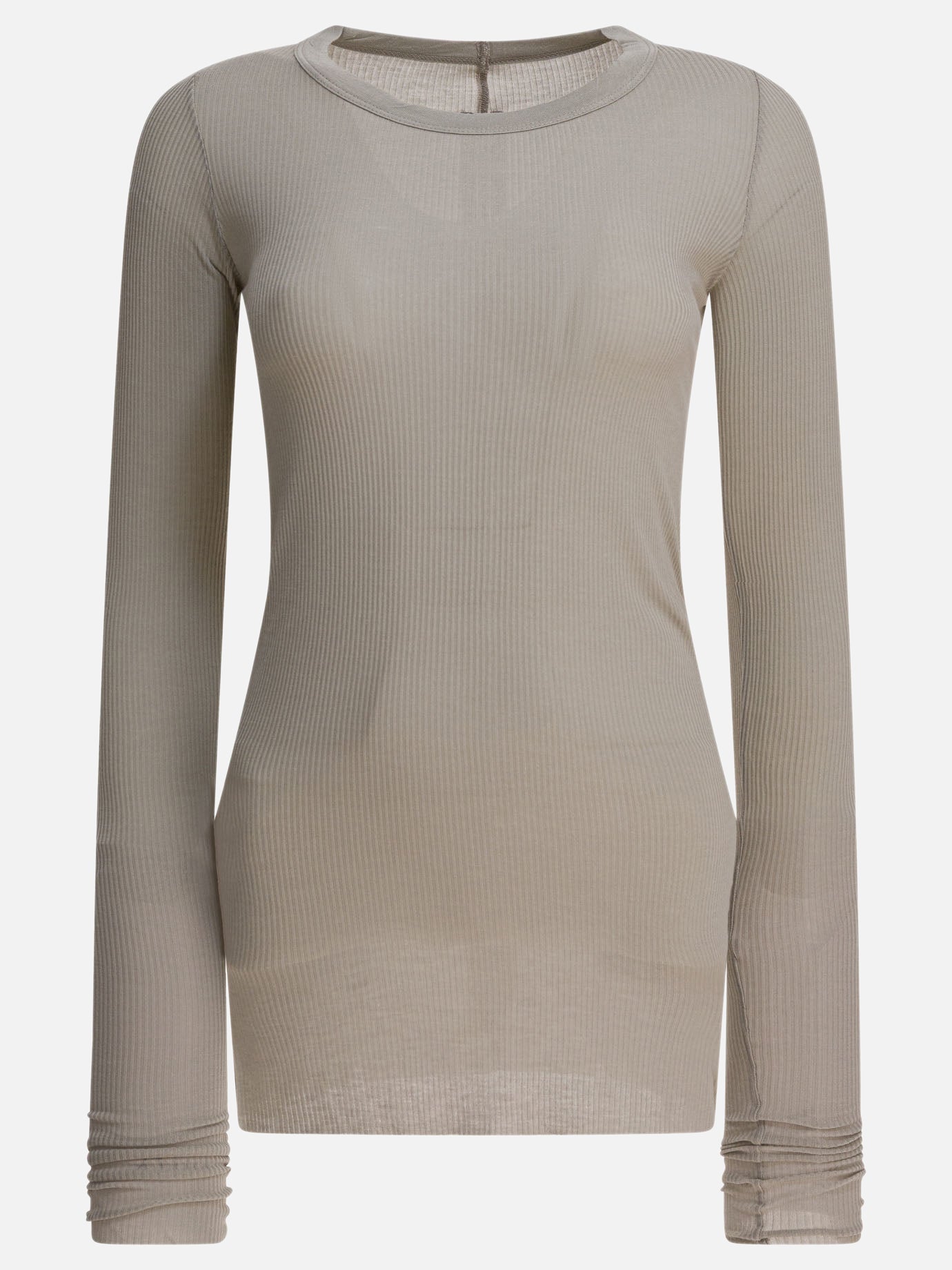 Crewneck sweaters Solid colour  Grey - Rick Owens Women | PDP | VIETTI Online Store | thumbnail