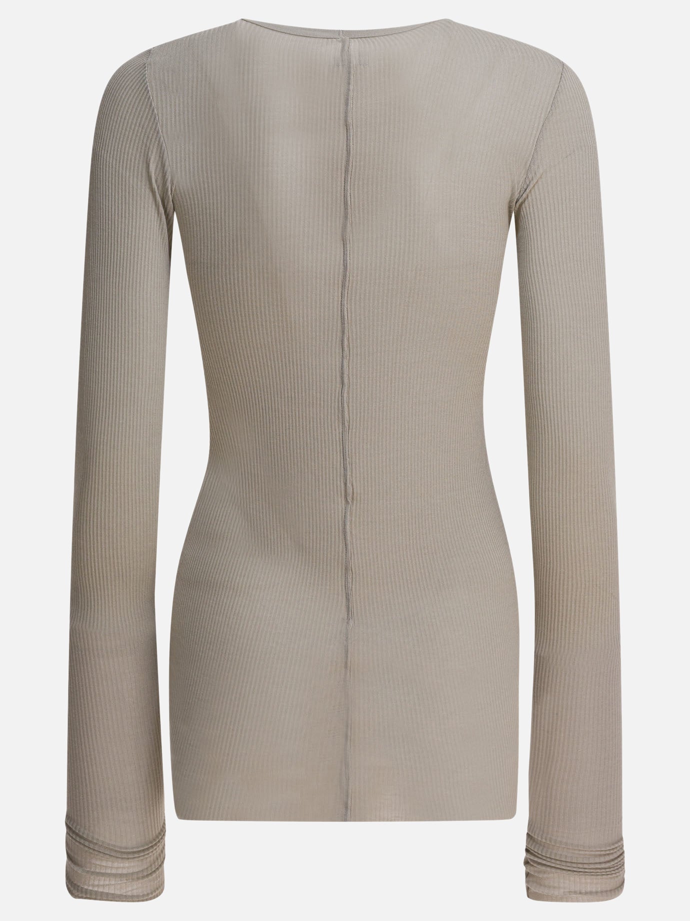 Crewneck sweaters Solid colour  Grey - Rick Owens Women | PDP | VIETTI Online Store | thumbnail_2