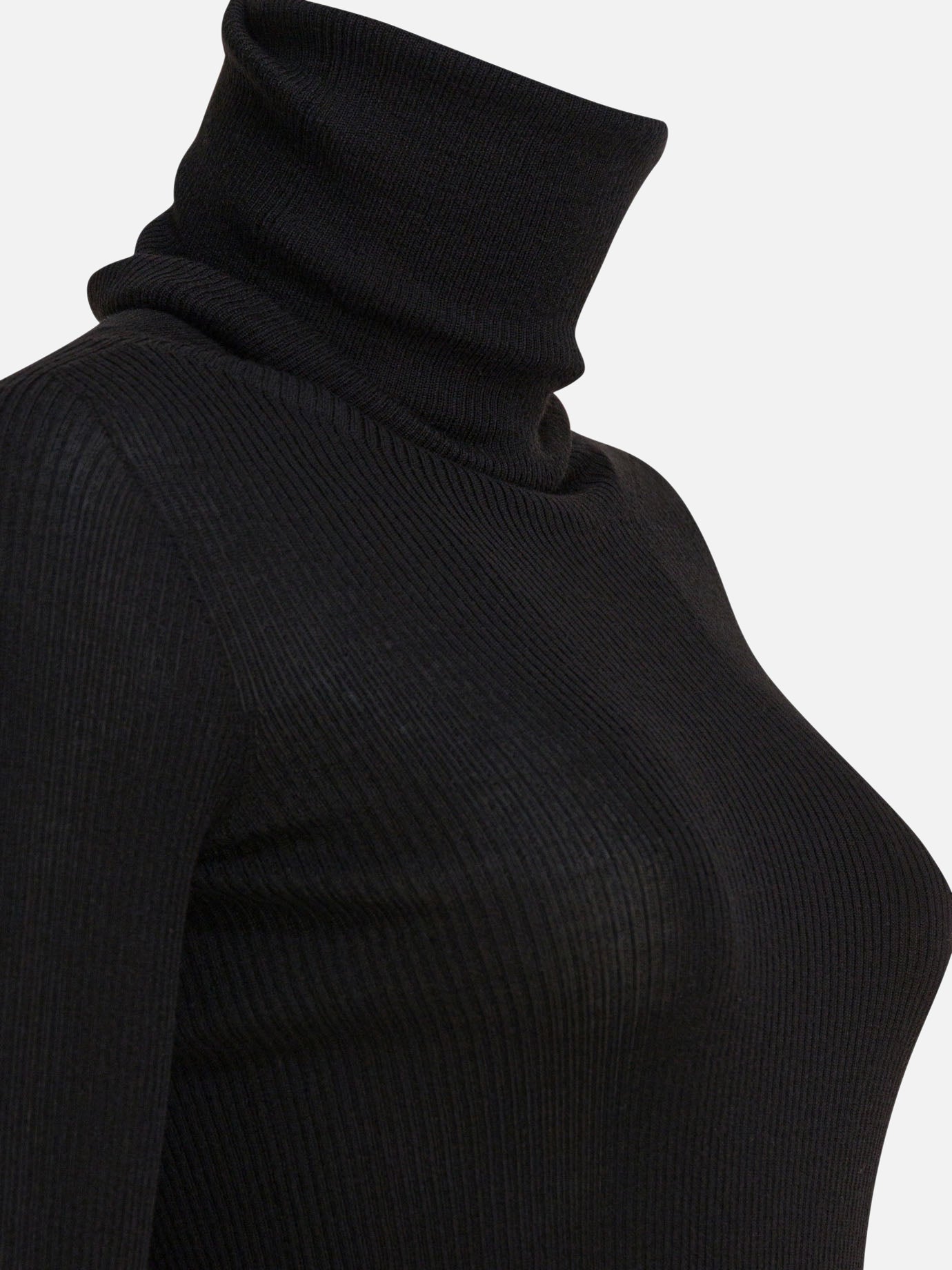 Turtleneck sweaters Solid colour  Black - Rick Owens Women | PDP | VIETTI Online Store | thumbnail_4