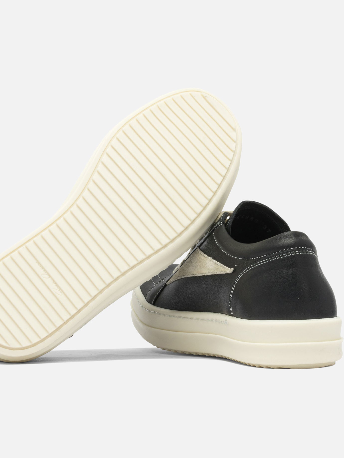 Low top sneakers 100% leather - 100% rubber  Black - Rick Owens Women | PDP | VIETTI Online Store | Zoom-Modal_5
