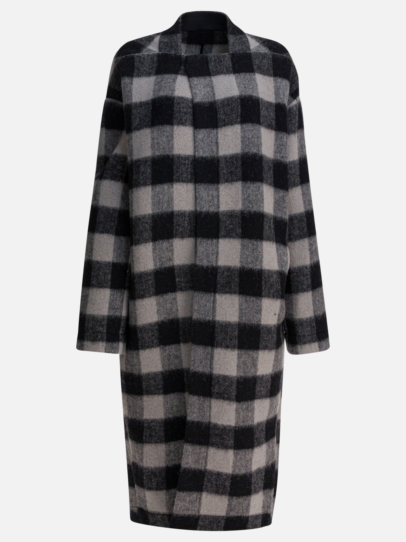 Long coats Check  Black - Rick Owens Women | PDP | VIETTI Online Store | Zoom-Modal
