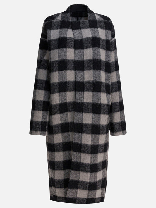 Long coats Check  Black - Rick Owens Women | PDP | VIETTI Online Store 
