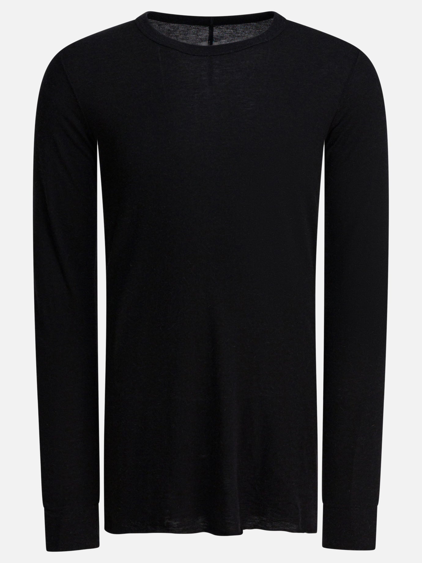 Crewneck t-shirts Solid colour  Black - Rick Owens Men | PDP | VIETTI Online Store | Zoom-Modal

