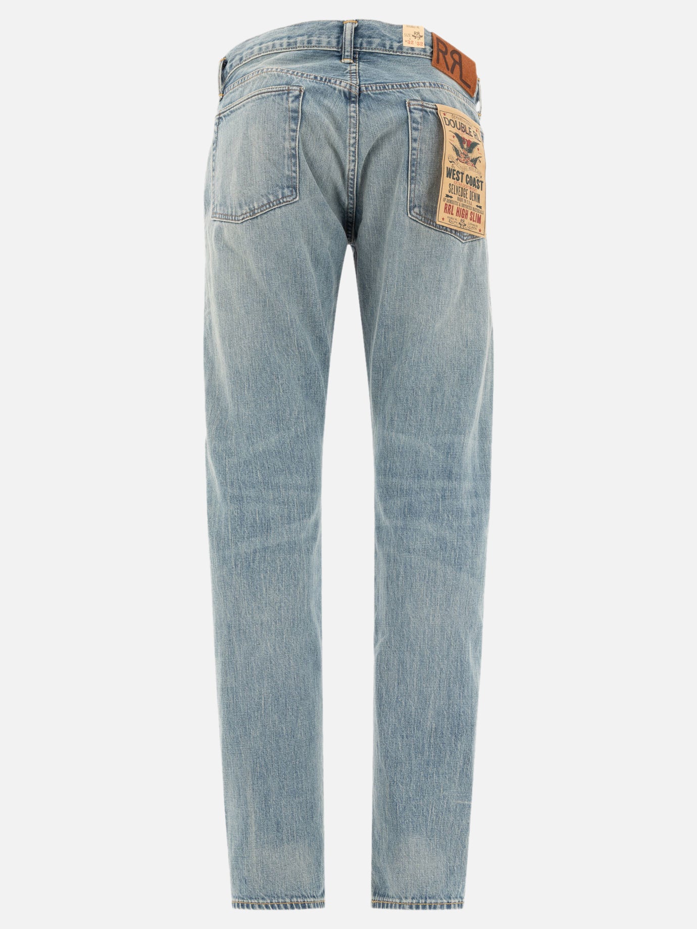 Straight-leg jeans Solid colour  Light blue - RRL by Ralph Lauren Men | PDP | VIETTI Online Store | Zoom-Modal_2
