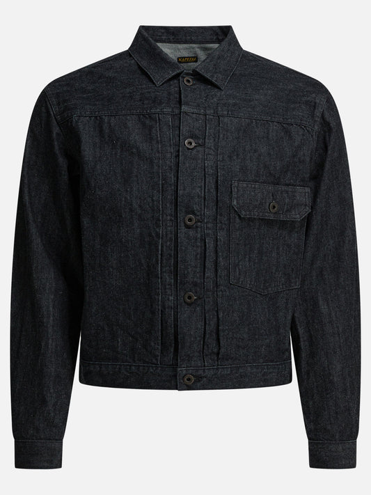 Denim jackets Solid colour  Blue - KAPITAL Men | PLP | VIETTI Online Store 
