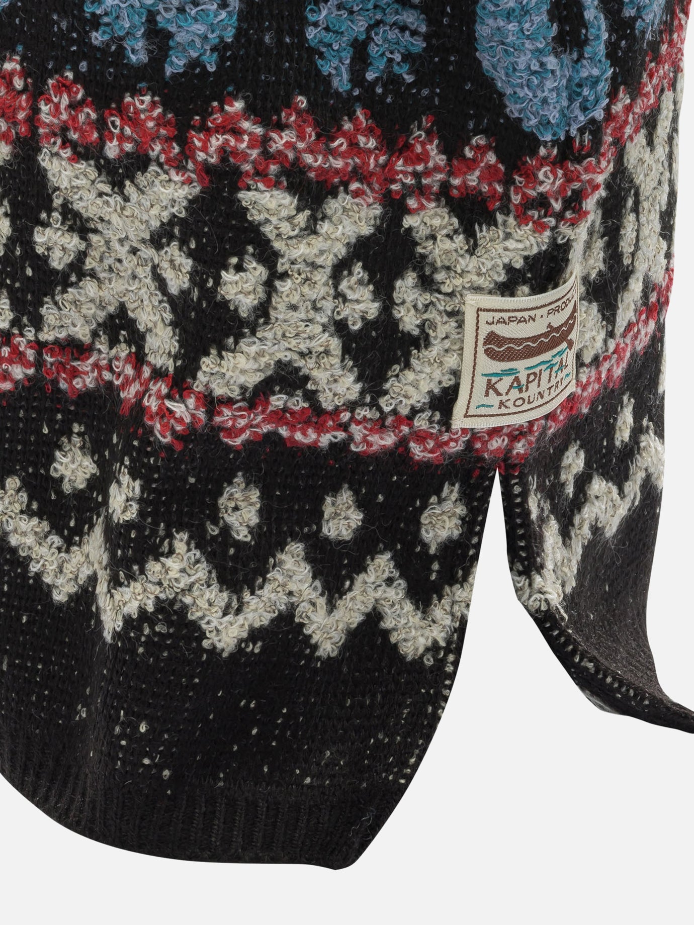 Balaclava 100% wool  Black - KAPITAL Men | PDP | VIETTI Online Store | Zoom-Modal_4
